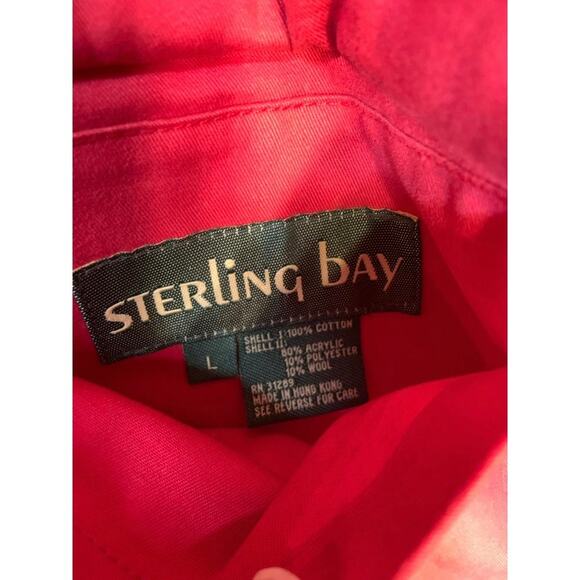 VTG Reversible Chore Barn Coat Jacket Large Wool Farm Work Wear Corduroy Collar - Picture 2 of 16